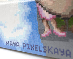 Street Fighter II triptych by Maya Pixelskaya