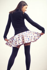 Sonic the Hedgehog Skater Skirt by Maya Pixelskaya