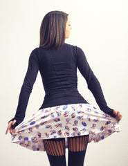 Sonic the Hedgehog Skater Skirt by Maya Pixelskaya