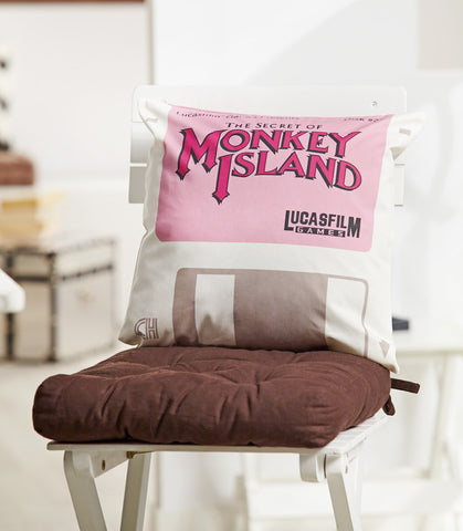 Monkey Island Disk #22 Floppy Pillow Cover